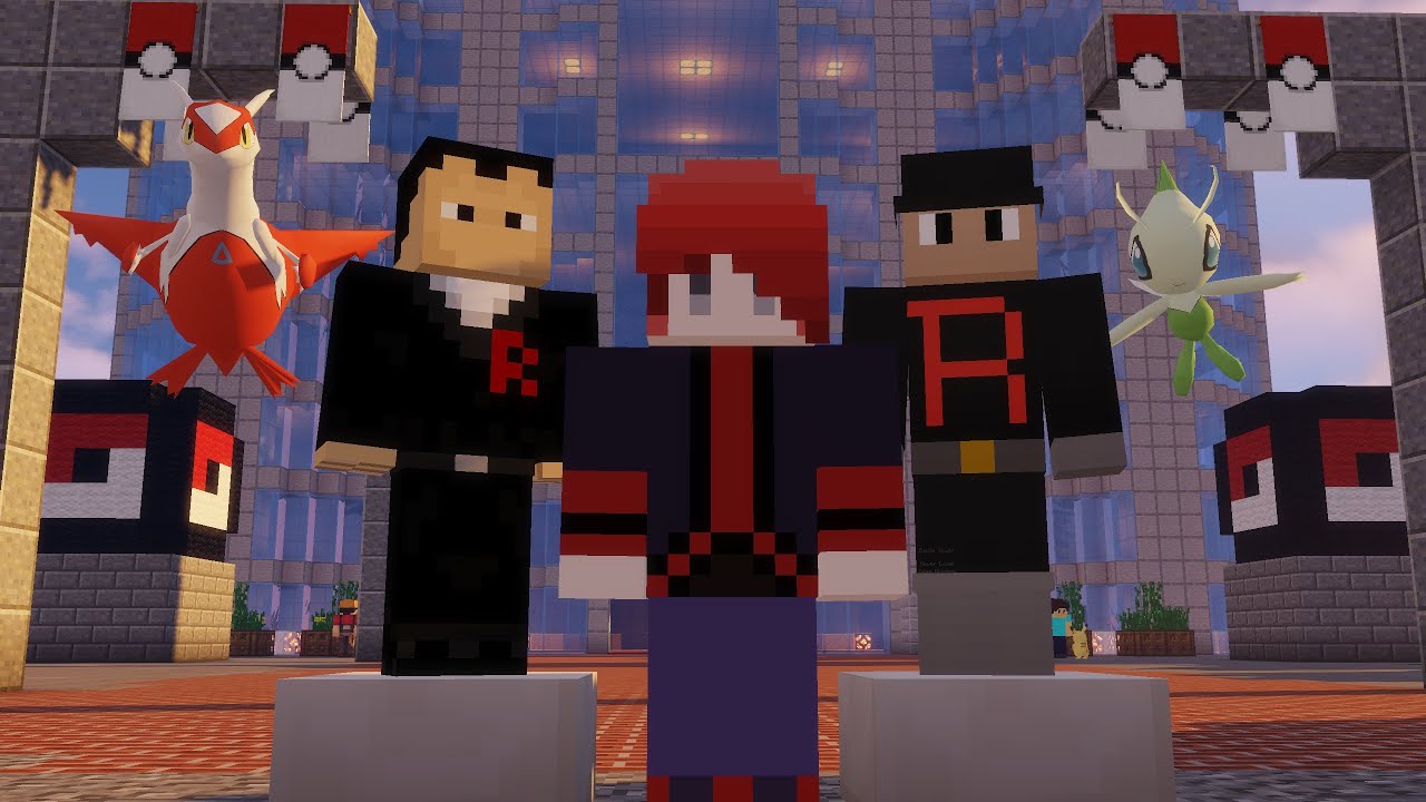 Pokemon Trainer Red & All of his Pokemons Minecraft Map