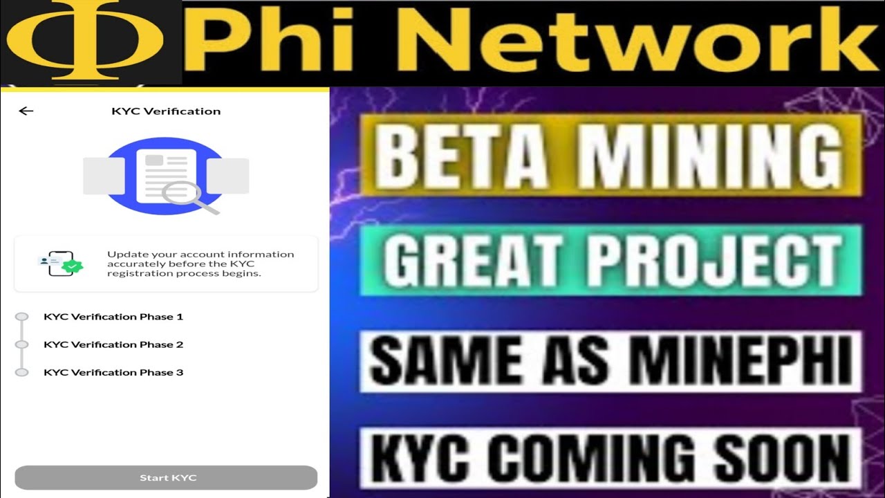 MinePHI free Mining ⛏️ App instead Withdraw // MinePHI App KYC Prosser Start // Free Mining App