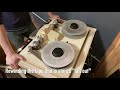 2 analog tape recording session demonstration