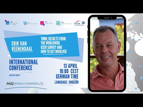 Erik van Veenendaal: TMMi, results from the world-wide user survey and how to get involved