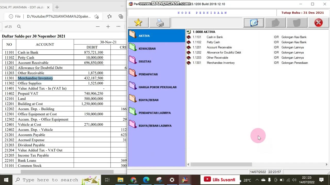 PT Jayatama - Cara Input Data Perusahaan Baru Dan Input Daftar akun Menggunakan GF Akuntansi