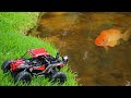 Toy Truck Catches MASSIVE FISH For **JAWS FOOD**