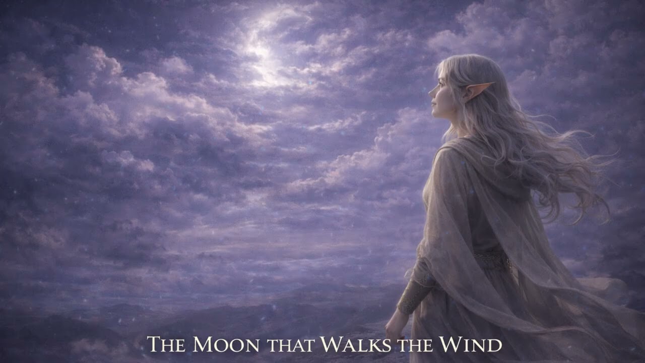 The Moon That Walks the Wind (Lunarae shí Vëralin) | Haunting Elven Twilight Fantasy Ambient