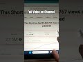 how much money youtube paid me for these much views ? #views #revenue #reveal #paid #income