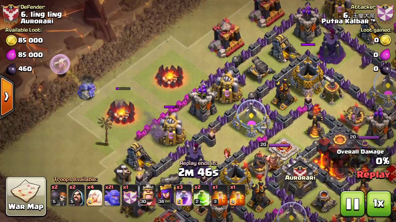 [TH10] Level 1 Bowler Walk 3Star Attack