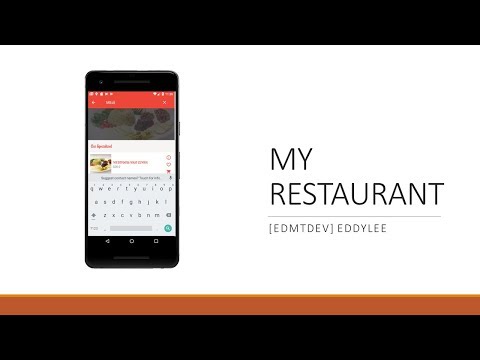 Android Development Tutorial - My Restaurant Part 10 Add Search View to Food List