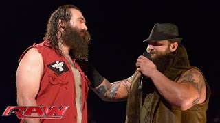 Luke Harper explains why he's realigned with Bray Wyatt: Raw, July 27, 2015