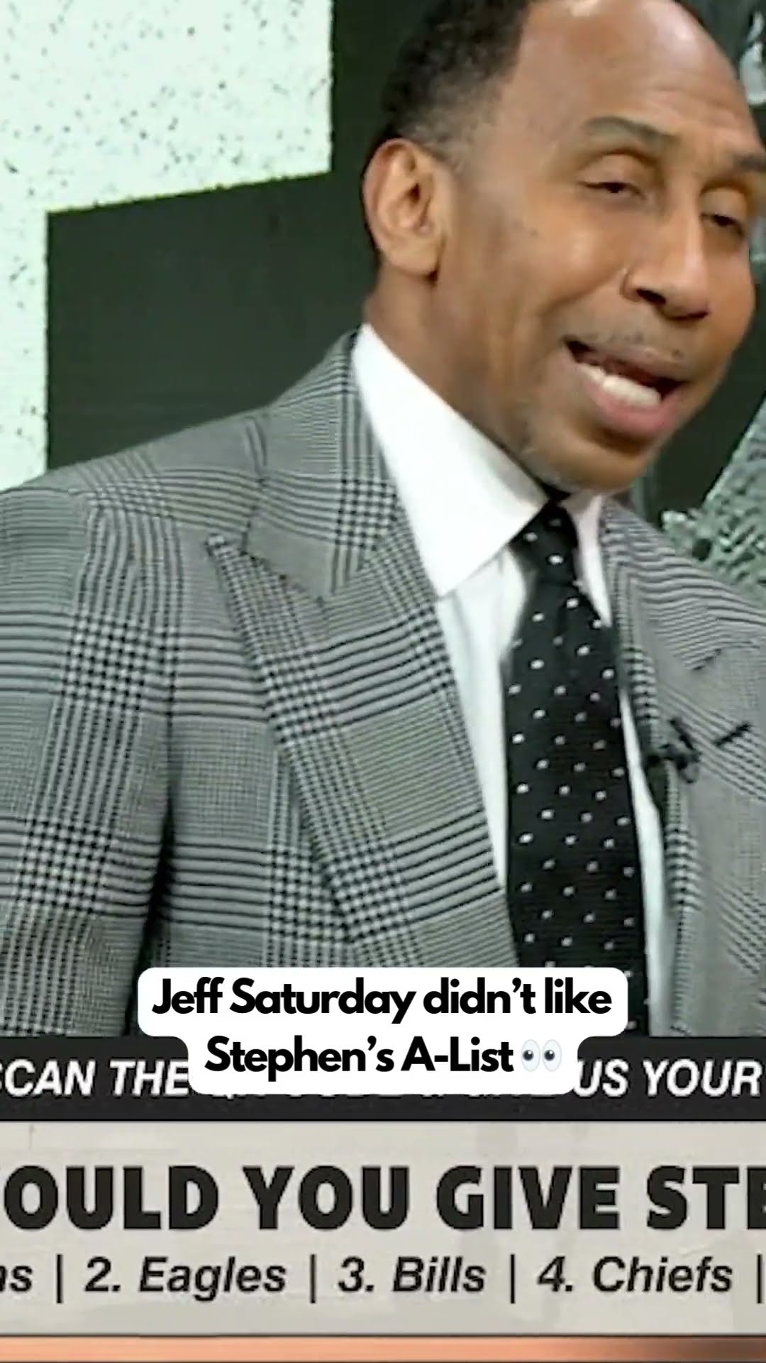 Stephen A. \u0026 Jeff Saturday were fighting about ... a blizzard? ? ❄️