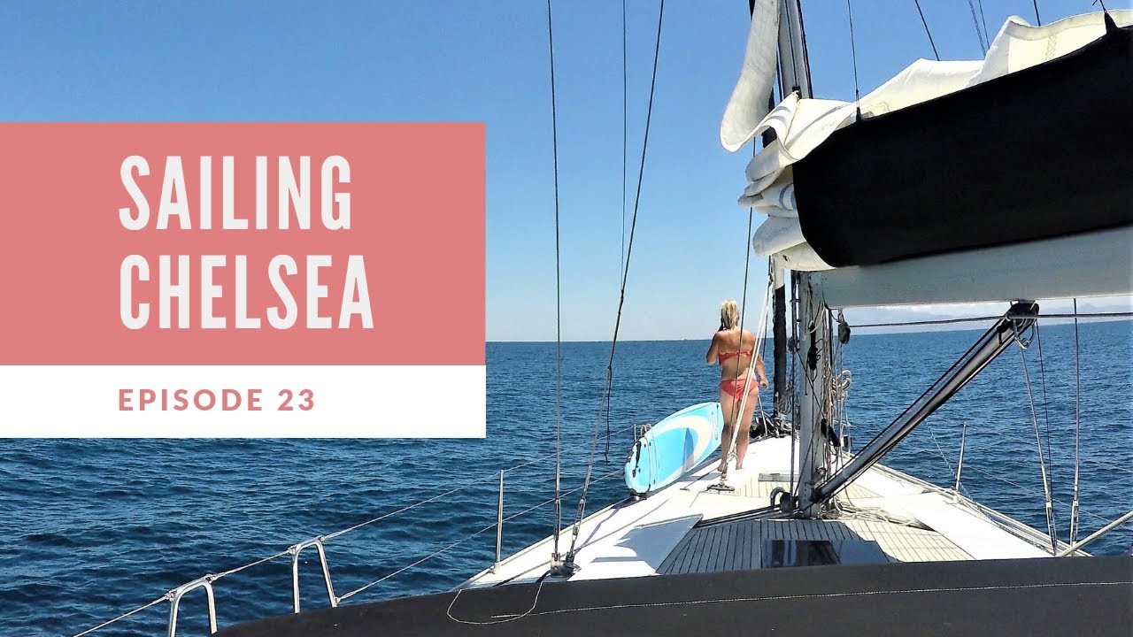 Ep 23  |  Sailing Chelsea  | Close call with cargo ships as we sail to Gibraltar!
