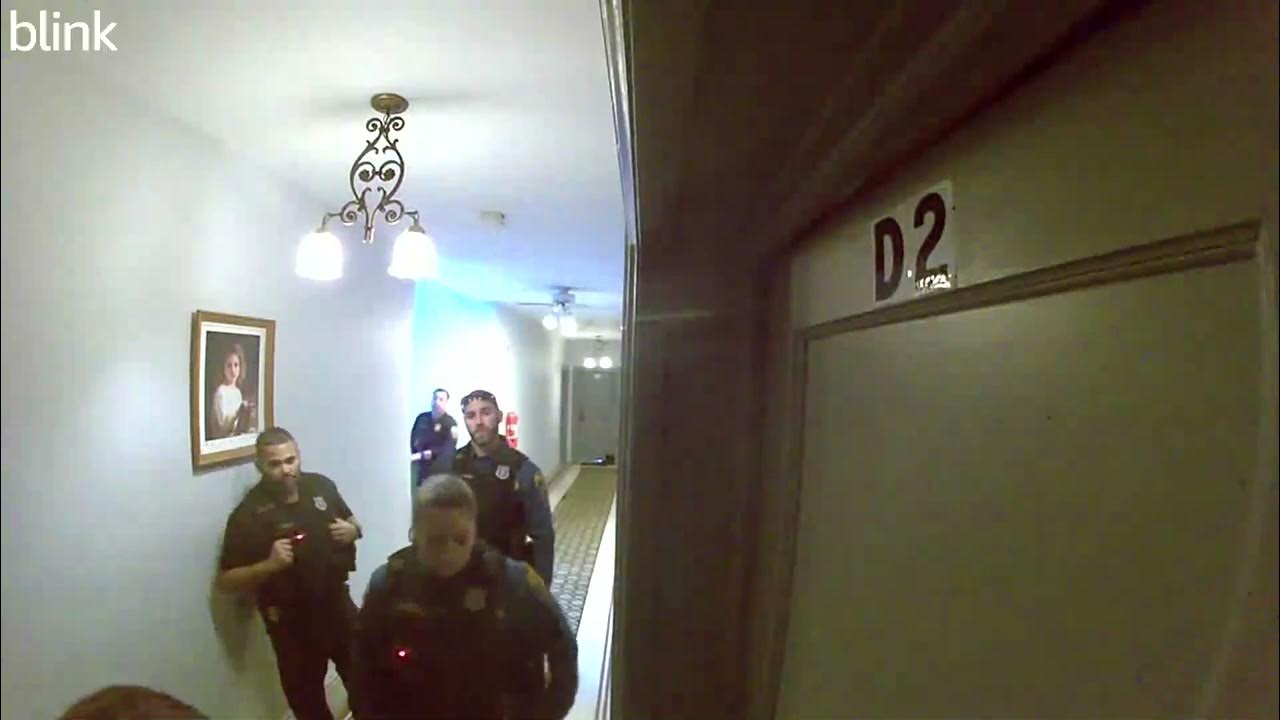 Police breaking in my apt - YouTube