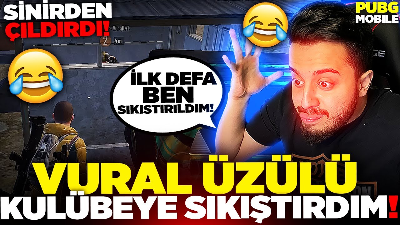 VURAL ÜZÜLE İNANILMAZ KIŞKIRTMA! 😱 KULÜBEYE SIKIŞTIRDIM! 🤣 (İNTİKAM) PUBG MOBILE @Vural Üzül