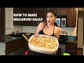 COOKING MACARONI SALAD WITH MOE MONEY