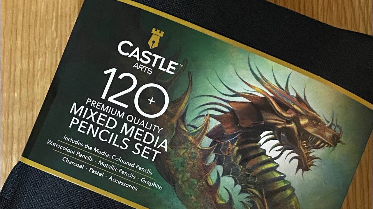 Castle Art Supplies 120+ Piece Mixed Media Art Pencil Collection 