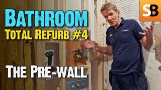 Bathroom Renovation #4 - Stud Pre-wall