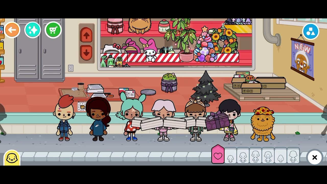 Idea gothic house on TocaBoca 