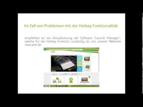 Windows 8 - So verwenden Sie Hotkeys für die Lautstärke sowie die Helligkeit.