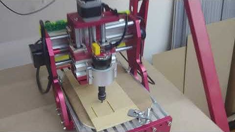 Red 1419 CNC Router, Distance Per Revolution Dialed In