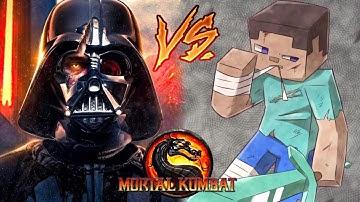 Steven Minecraft Vs Darth Vader - Mortal Kombat 9 Mod