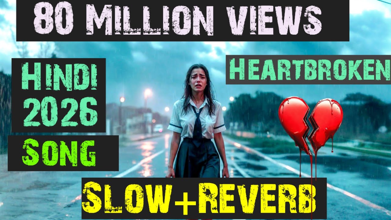 Heartbroken 💔 Hindi Breakup Song | Slow + Reverb | Feel This Pain 🥀