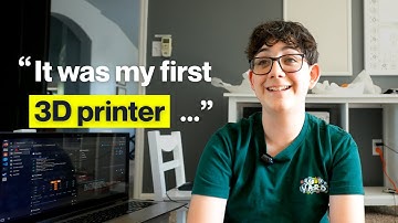 He Designed His Own 3D Printer...at 14 y/o