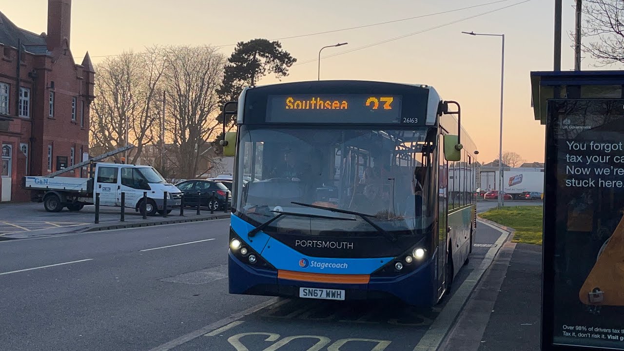 Mid | Stagecoach South | SN67 WWH 26163 | 23 to Southsea