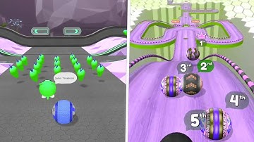 Going Balls VS Rolling Ball Sky Escape Android iOS Gameplay| Walkthrough ,Ball Colour Run New Update