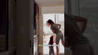 Dog’s smart plan backfired in the funniest way! 😂💛 #cuteanimals #entertaininganimals #pets