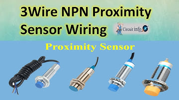 3 Wire NPN Proximity Sensor Wiring connection  with 8 Pin relay and 240v AC & 24v DC load.