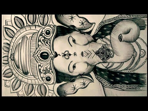 Lord Ganesha LalBaug Raja Painting by Nikhil Dasgaonkar  Fine Art America