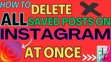 how to delete all saved posts on Instagram at once
