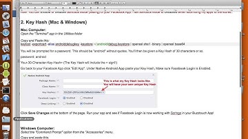 Scringo Facebook Login with Buzztouch (Android)