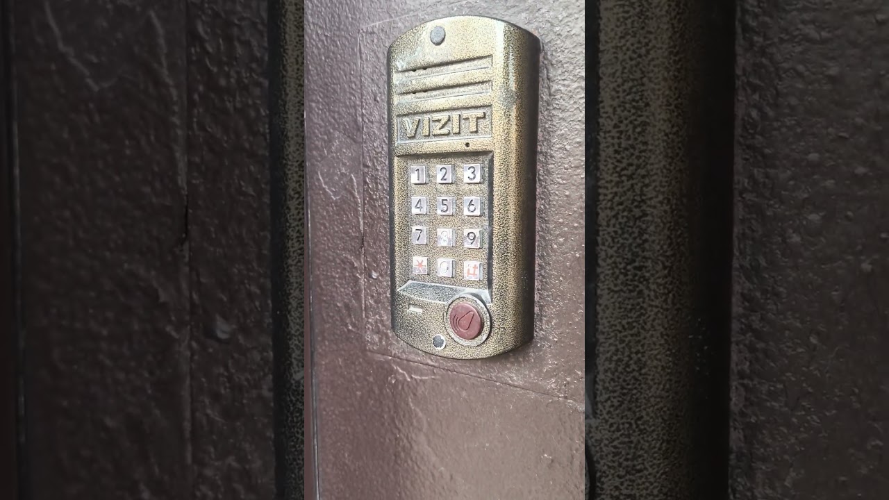 Звук открытия Домофон Vizit BVD 314 C BUD 302M Часть 2
