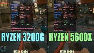 Ryzen 3 3200g vs Ryzen 5 5600x in 2021