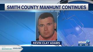 Manhunt continues Saturday after man shoots at deputies in Smith County