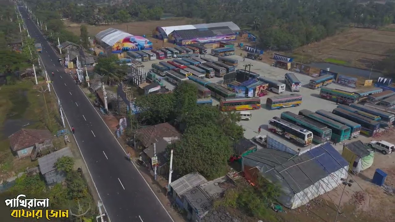 BUS STAND AND BUS BUFFER ZONES AT SAGAR ISLAND DURING SAGAR MELA 2026