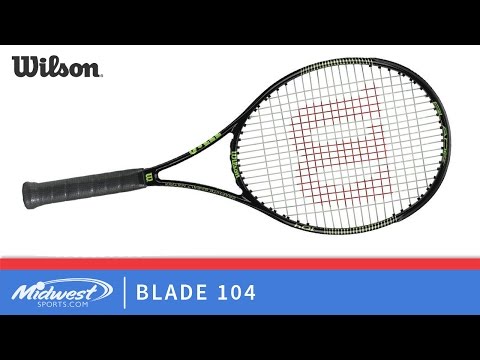 Wilson Blade 104 Tennis Racquet - YouTube