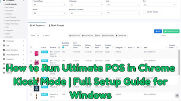 "How to Run Ultimate POS in Chrome Kiosk Mode | Full Setup Guide for Windows"