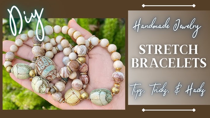 Jewelry Making- Beaded charm stretchy Bracelets DIY! NEW July 2020 