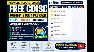Free CDISC Dummy Study Dataset | SDTM + ADaM + Define.xml + aCRF (Full eCRT Package)