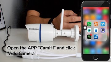 Kwanasia WiFi Outdoor Weatherproof IP Camera Camhi Camera AP Mode