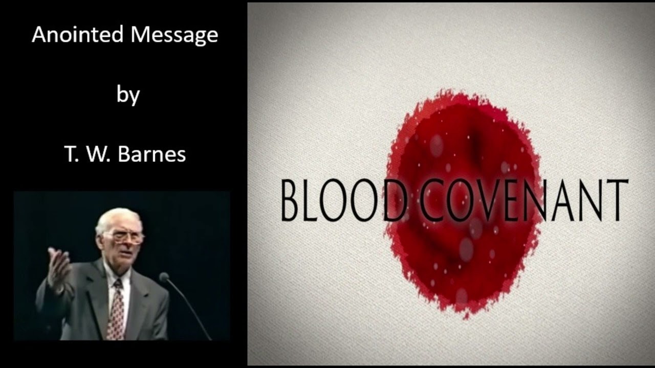 T. W. Barnes preaching :  Blood Covenant