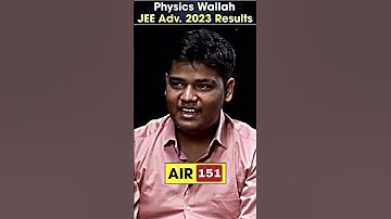 AIR 151 From PW in JEE Advanced 23