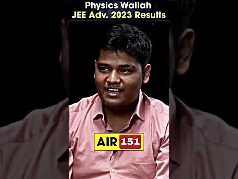 AIR 151 From PW in JEE Advanced 23&#39; ❤🔥 #PWShorts #JEEAdvanced2023 #JEEWallah