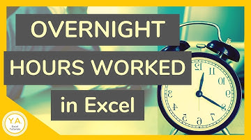 Calculate Hours Worked Overnight in Excel - Tutorial