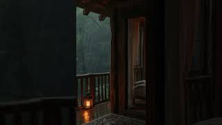 🌲 Gentle Rain on a Wooden Porch – Perfect Sleep Ambience