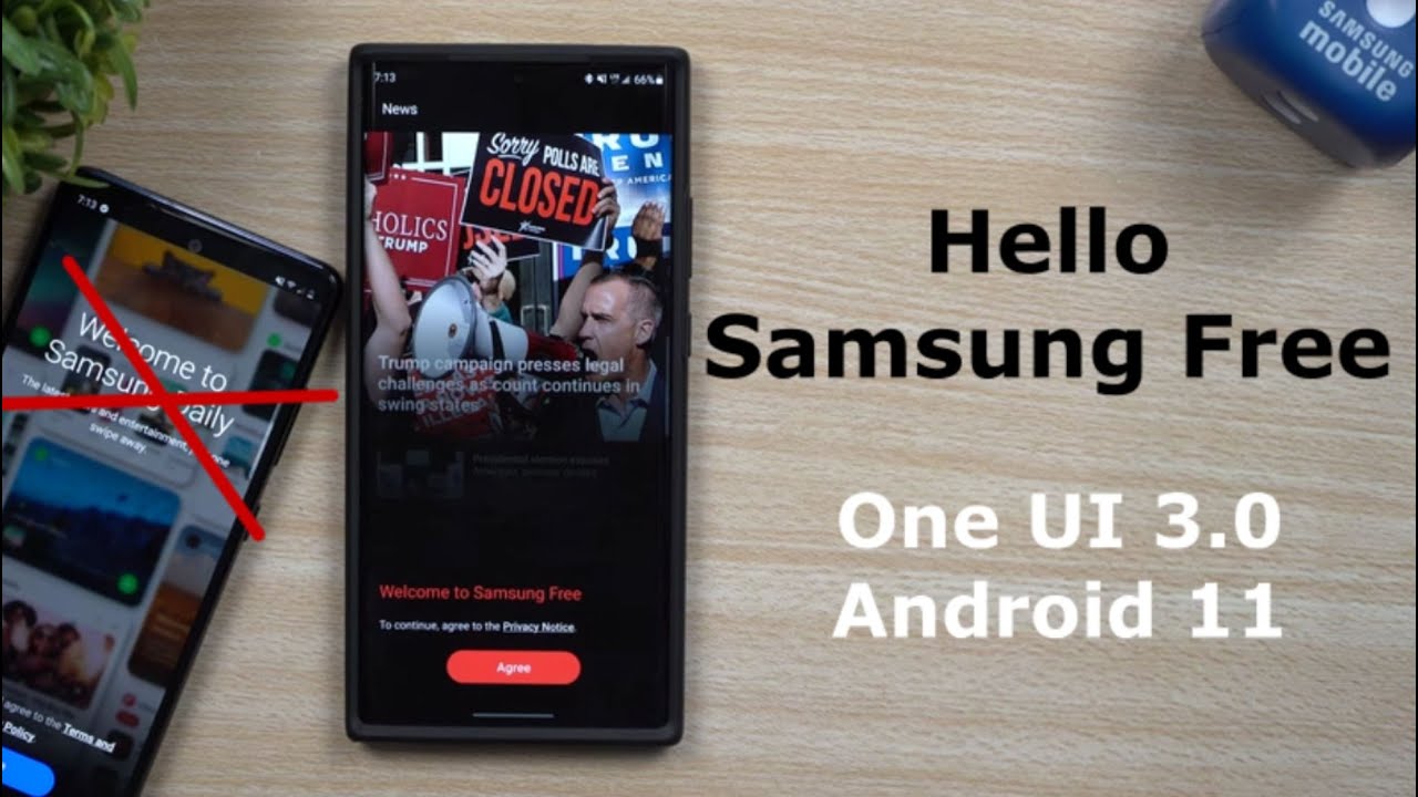 Viool Symptomen Pikken Good Bye Samsung Daily... Hello Samsung Free (One UI 3.0) - YouTube