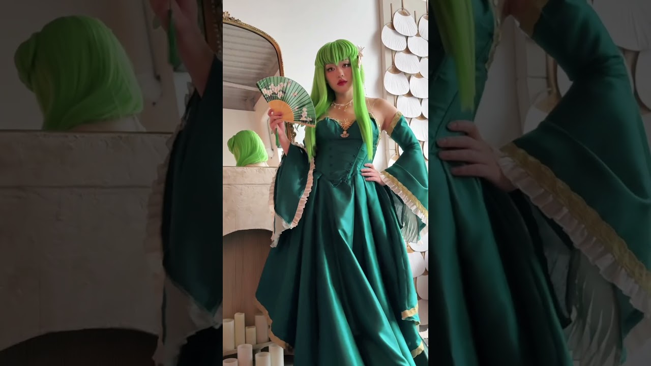 evidently green is my favourite colour! #animecosplay #animereels #codegeass #codegeasscosplay #cc