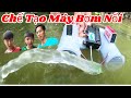 Chế Tạo Máy Bơm Nước Nổi | Thật Tuyệt Vừa Bơm Vừa Nổi Chạy Trên Mặt Nước | Anh Hai Vlog