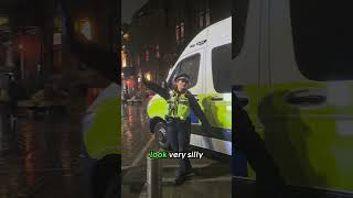 Mad Cop In Leeds🥴 #uk #police #policeofficer #leeds #viral #fyp #shorts #policemisconduct #lol #haha
