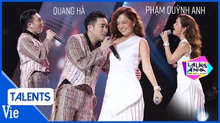 Song ca "Nếu ta còn yêu nhau", Phạm Quỳnh Anh đoán Quang Hà trong 1 nốt nhạc khiến Giang Ca "im bặt"